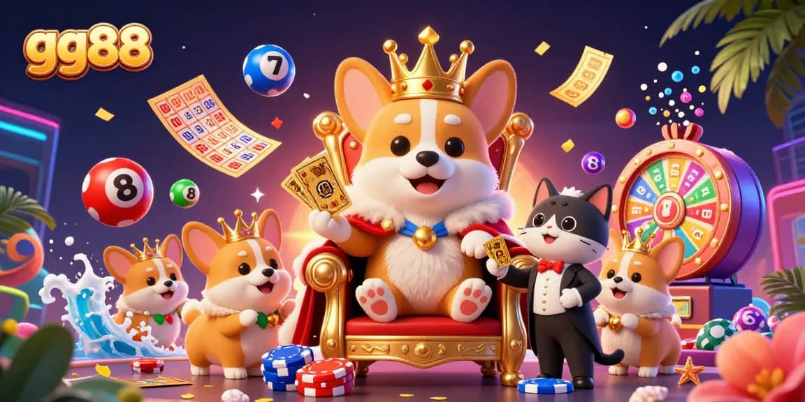 Engage with gg88 and experience exciting gaming with vibrant casino elements in a dynamic scene.