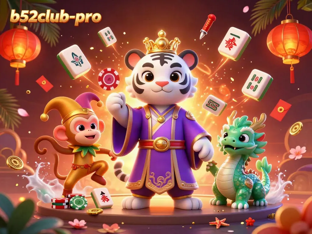 Experience exciting gameplay at b52club-pro with dazzling casino visuals featuring vibrant characters.