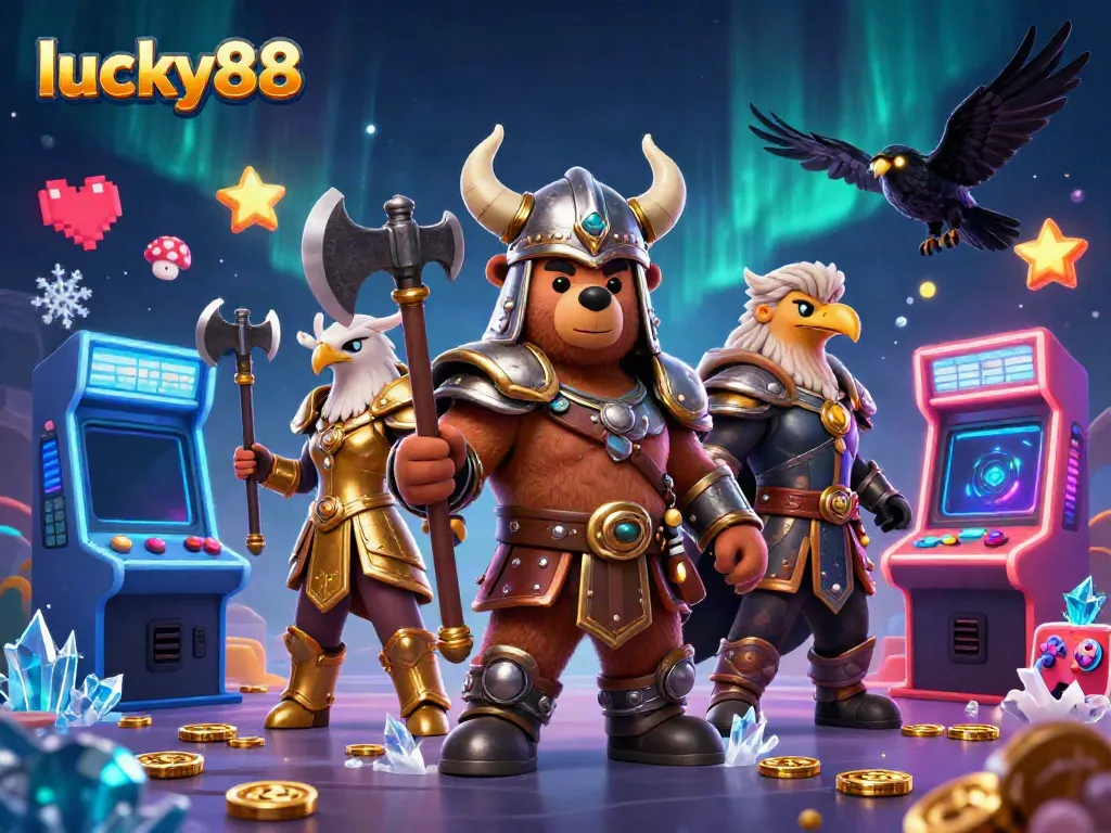 Engage with exciting lucky88 casino action featuring vibrant 3D gaming characters and elements.
