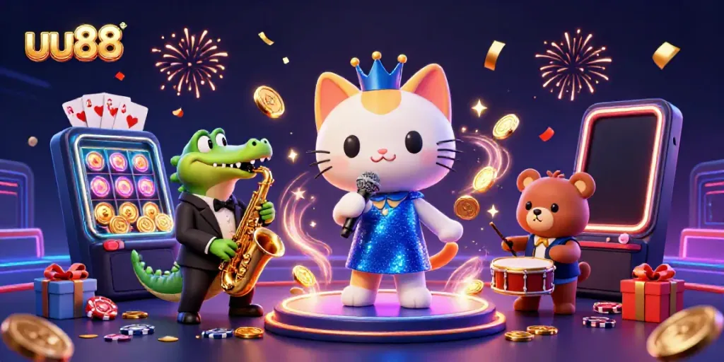 Experience exciting gameplay with uu88 through vibrant characters and dynamic casino elements.
