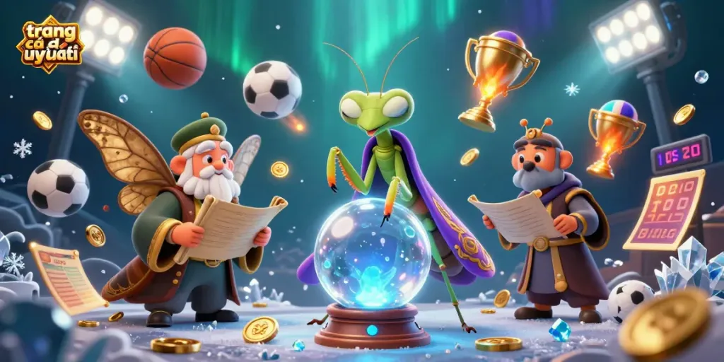 Engage with trusted trang cá độ uy tín at this captivating 3D casino illustration featuring dynamic sports elements.