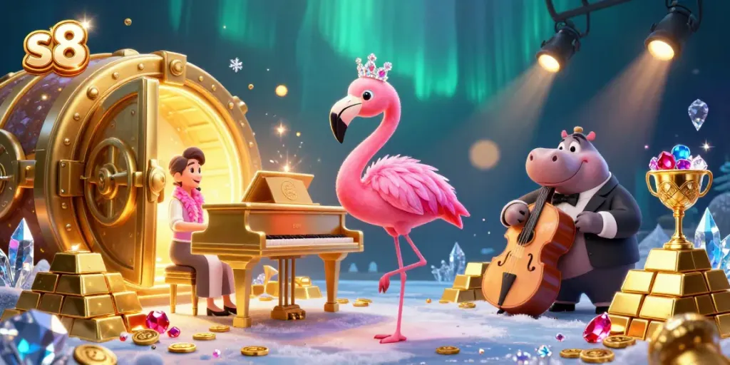 Experience the thrill of s8 casino gaming with vibrant cartoon characters and rich visuals.