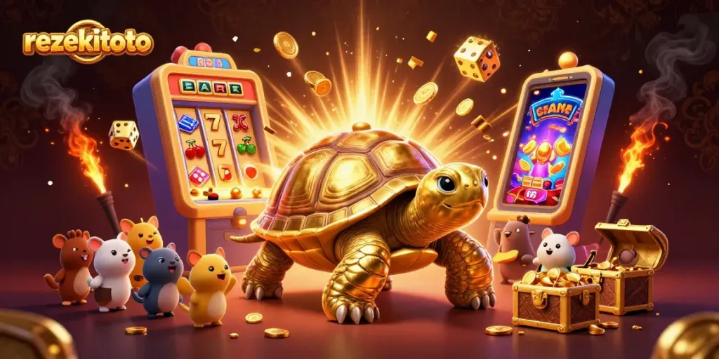 Play dynamic rezekitoto games with a colossal tortoise leading exciting casino experiences.
