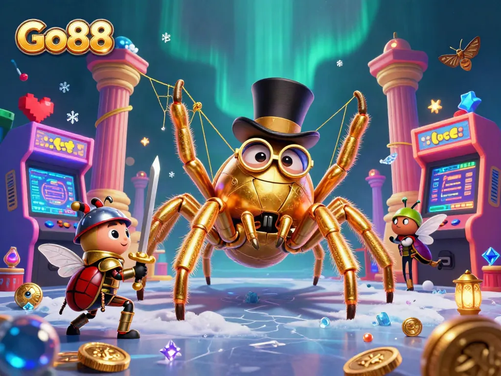 Engage with Go88’s golden worlds of dynamic gaming and vibrant characters in this captivating scene.