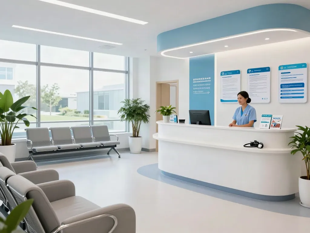 Modern healthcare facility illustrating situs gacor, providing medical services and compassionate patient care.