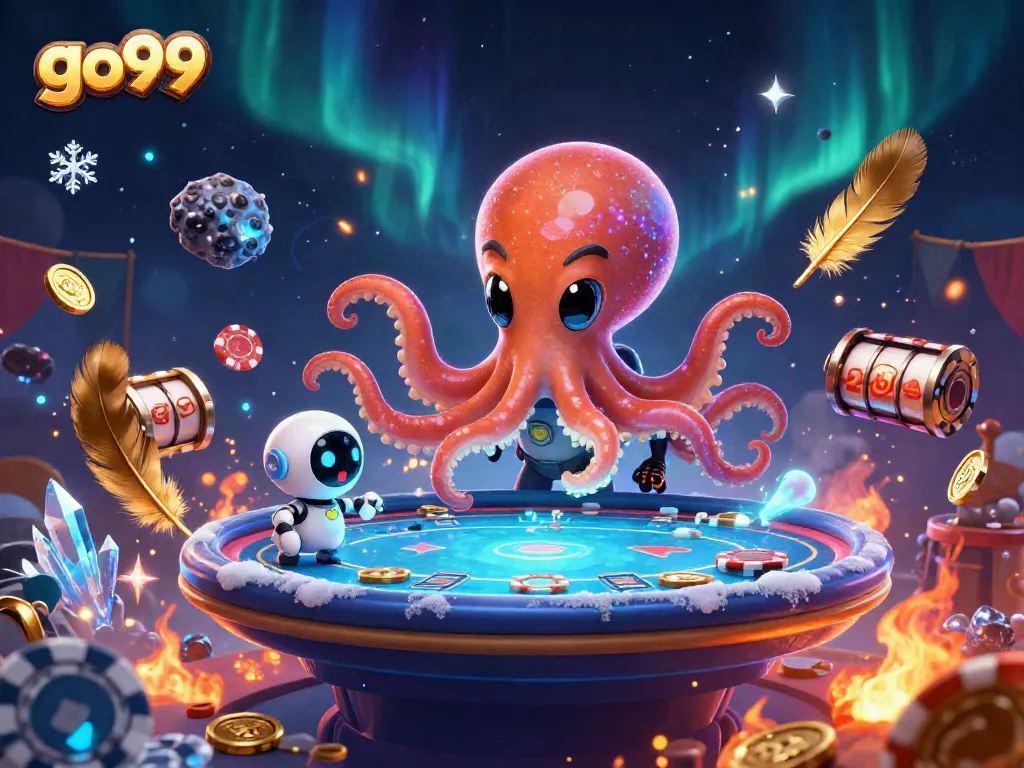 Experience immersive gameplay at go99 with alien characters, poker action, and dynamic casino elements.