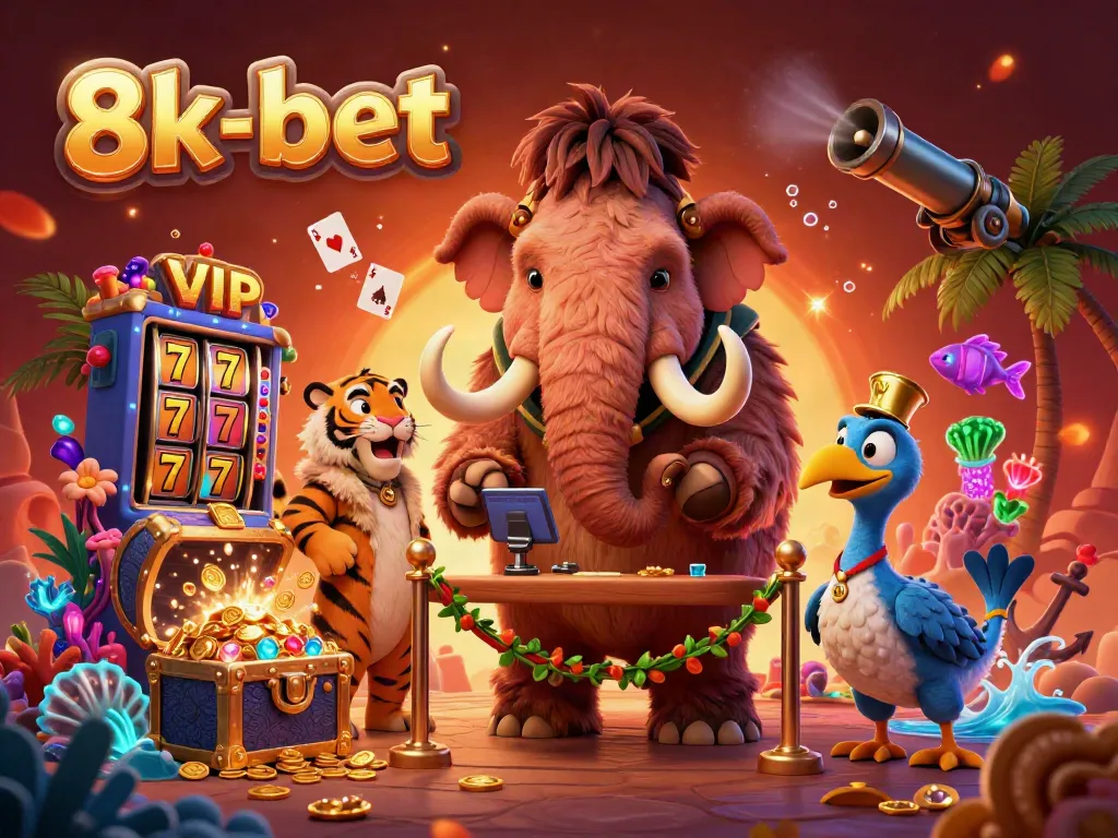 Experience lively gameplay at 8k-bet with exciting casino action featuring vibrant characters and game elements.