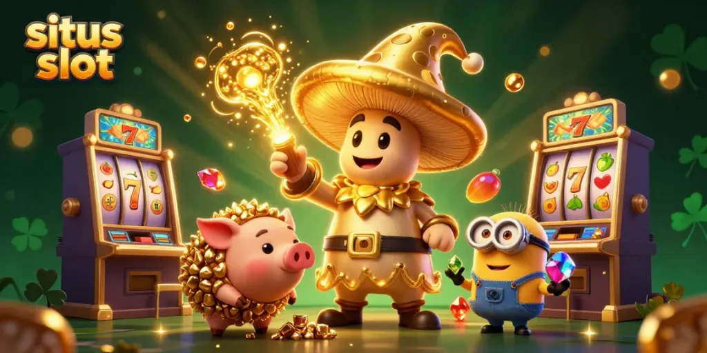 Spin the reels at situs slot with a magical scene of treasures and excitement!